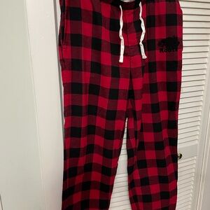 Roots Men’s buffalo plaid pyjama pants size XL